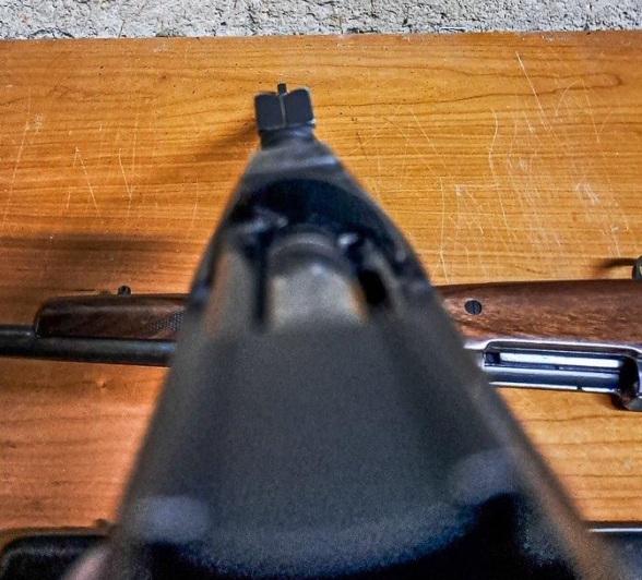 Scopes are removed, as we only use rifles in emergency, close-up situations.  Scopes are removed, as we only use rifles in emergency, close-up situations.