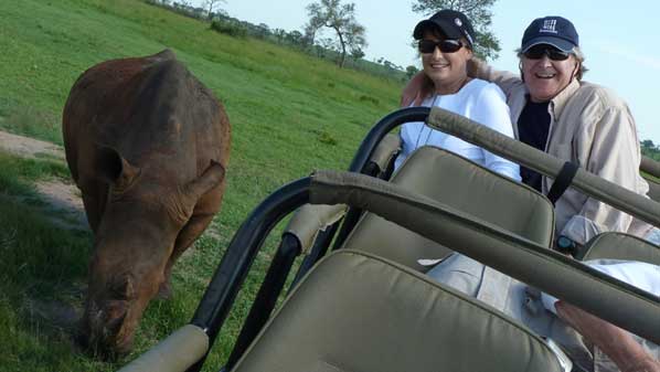 Sabi Sabi Guests on Safari Game Drive