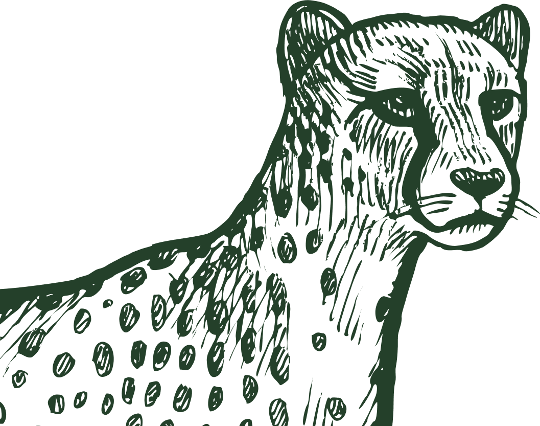 CheetahLargeDarkGreen