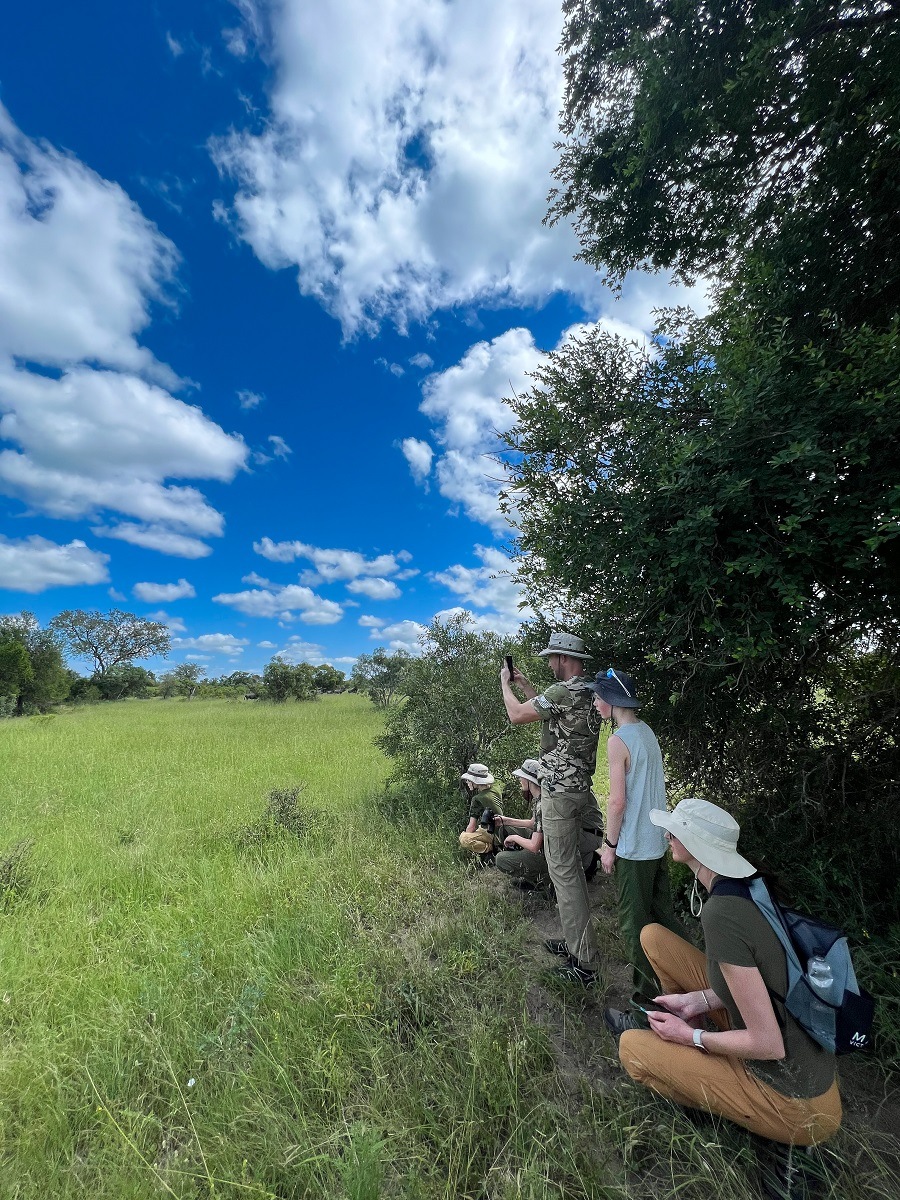 Tracking various wildlife on a walking safari at Sabi Sabi is an exhilarating experience Tracking various wildlife on a walking safari at Sabi Sabi is an exhilarating experience