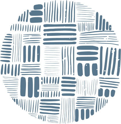 WeavePatternCircleBlue