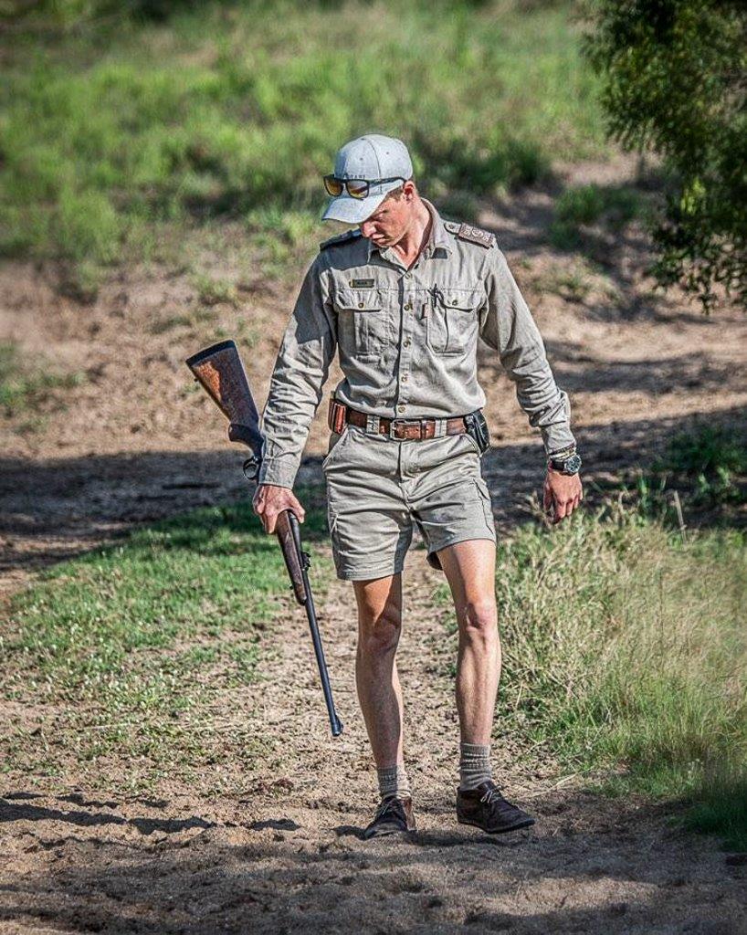 The rifle we carry with us on safari and bushwalks is merely a last resort when you have no other choice. The rifle we carry with us on safari and bushwalks is merely a last resort when you have no other choice.