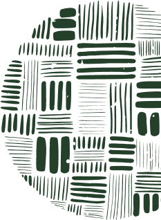 WeavePatternCircleRightCutDarkGreen