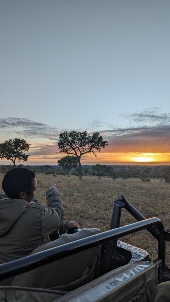 Watching the sun disappear beyond the horizon. Watching the sun disappear beyond the horizon.