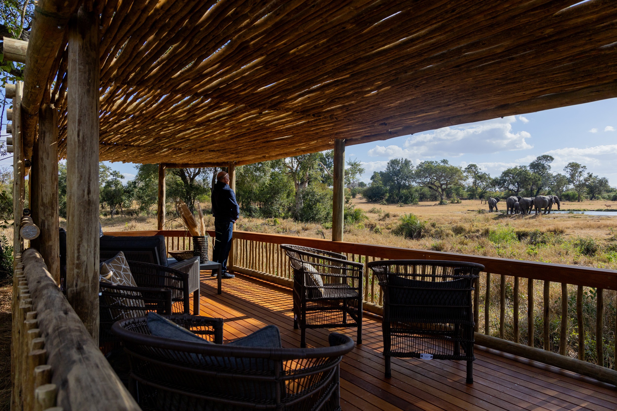 Sabi Sabi   Bush Lodge   Viewing Deck Seating
