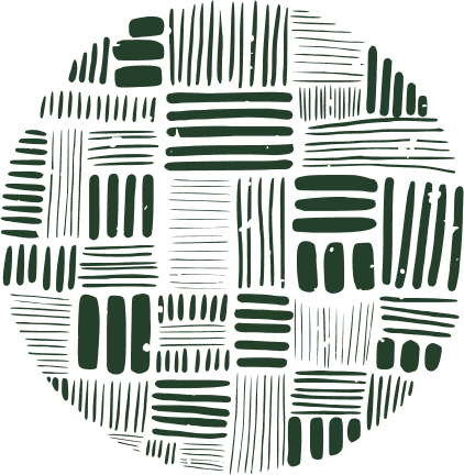 WeavePatternCircleDarkGreen