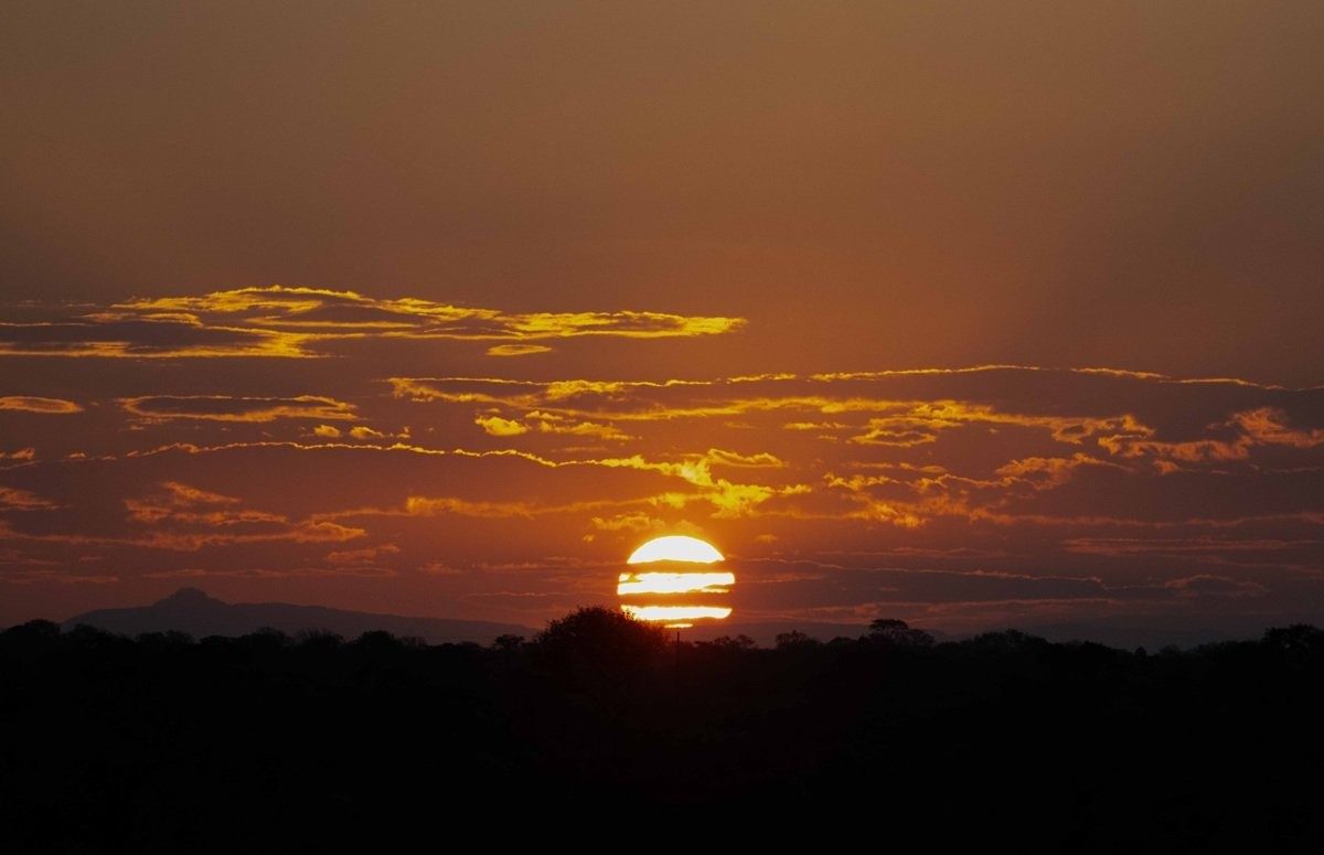 A beautiful sunset from Sabi Sabi. A beautiful sunset from Sabi Sabi.