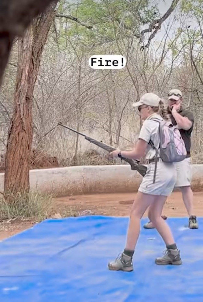 Rifle training. Rifle training.