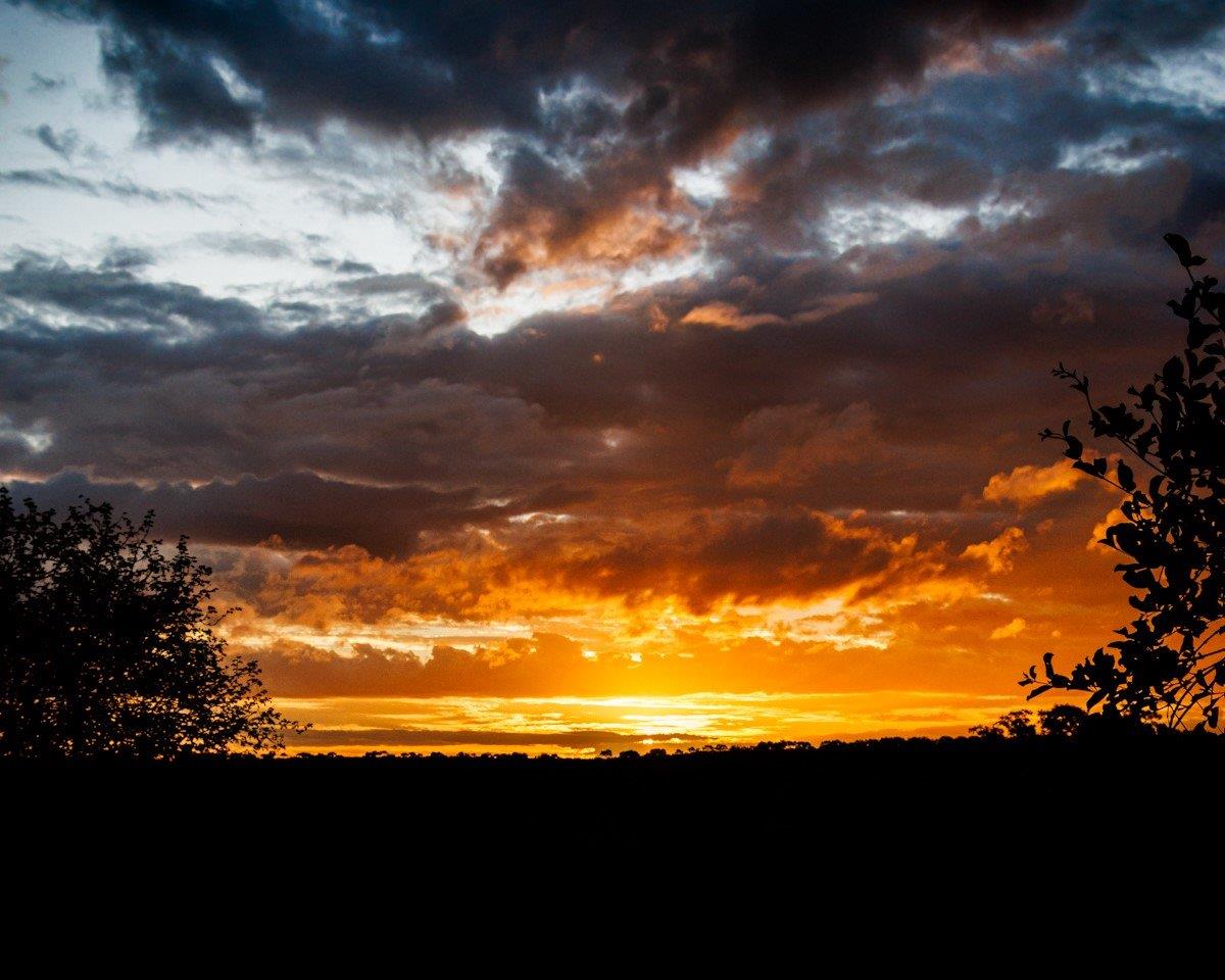 A stunning sunset from Sabi Sabi. A stunning sunset from Sabi Sabi.