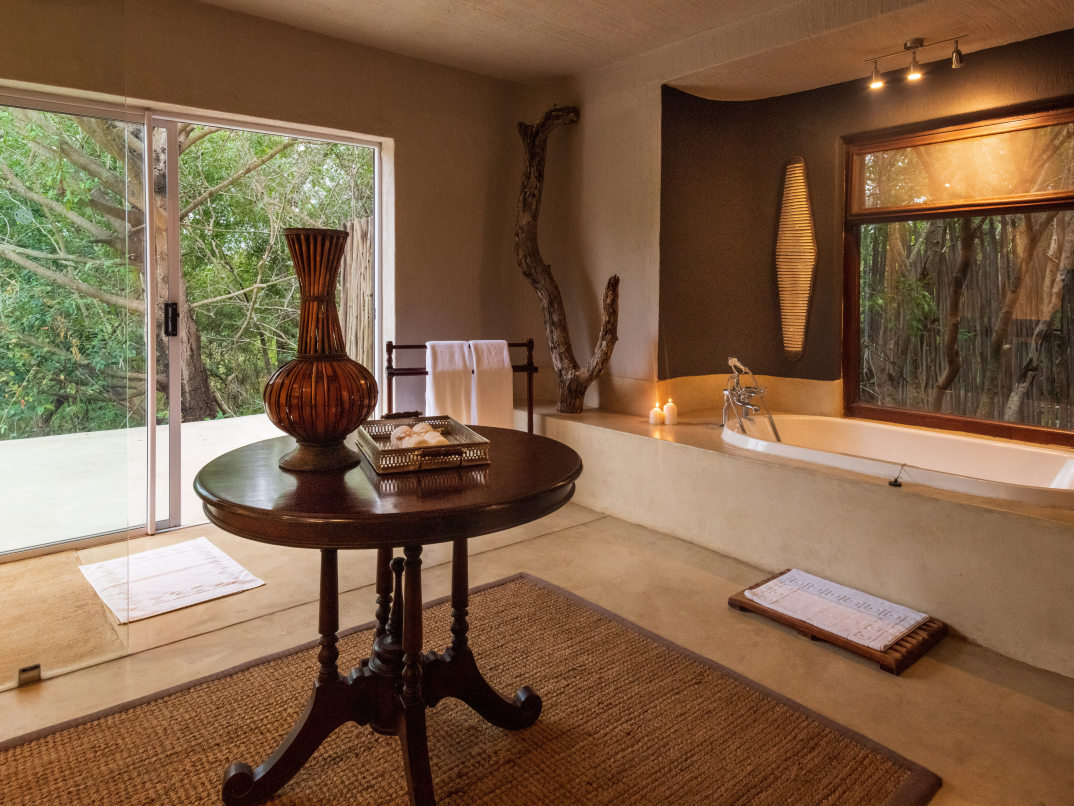 Unwind in the Mandleve Deluxe Suite elegant bathtub. Unwind in the Mandleve Deluxe Suite elegant bathtub.