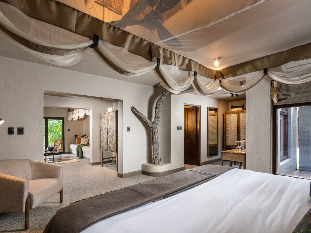 Discover unparalleled comfort at Sabi Sabi Bush Lodge, your home in the wilderness.
