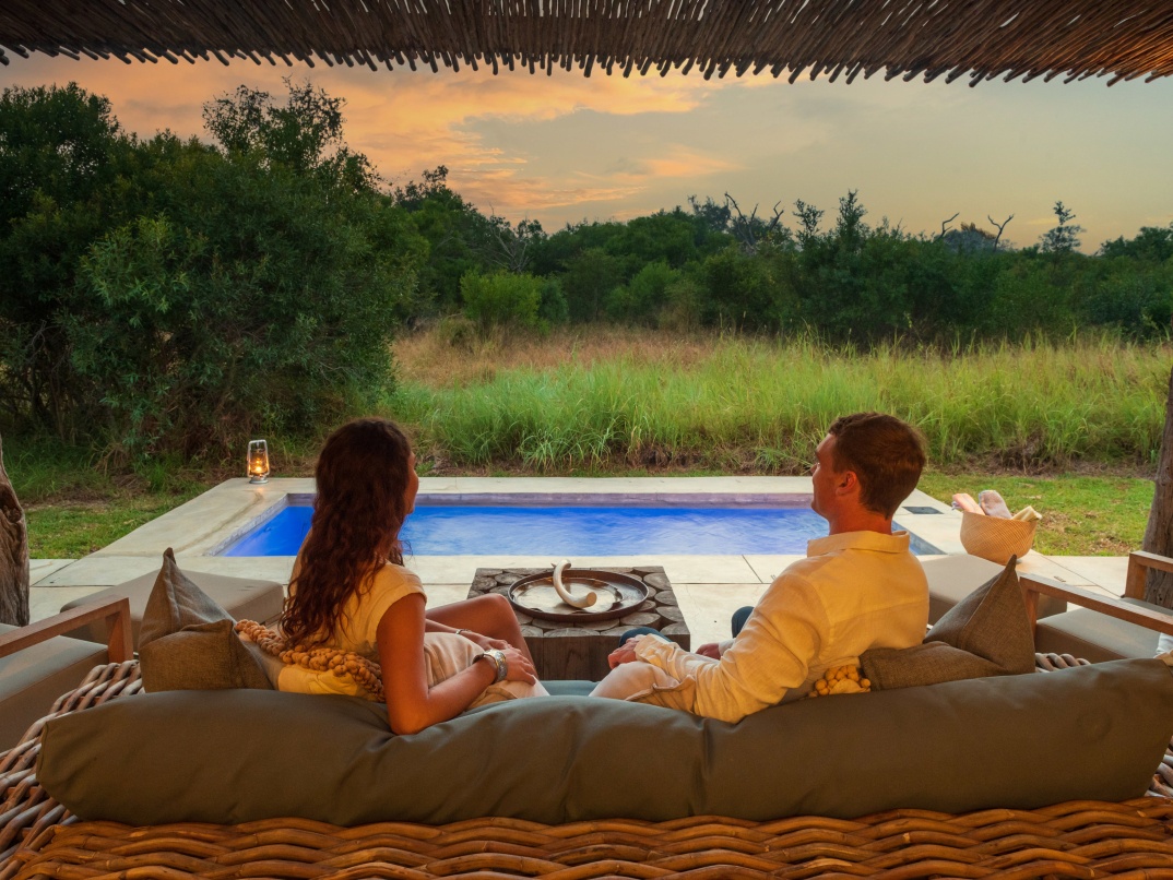 Sabi Sabi guests relishing in their secluded vistas of the untamed bush.
