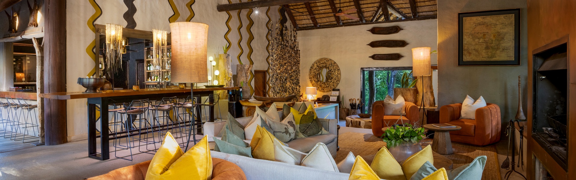 Sabi Web Little Bush Camp Lodge Lounge Area Sabi Web Little Bush Camp Lodge Lounge Area