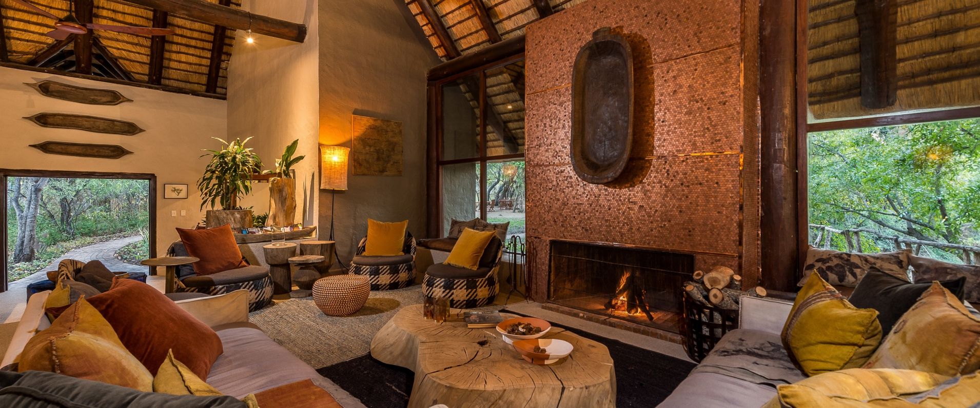 Little Bush Camp   Main Living Area