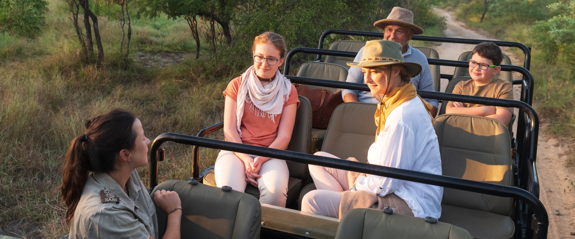Enjoy an exclusive family game drive at Sabi Sabi, creating unforgettable memories with an expert guide. Enjoy an exclusive family game drive at Sabi Sabi, creating unforgettable memories with an expert guide.