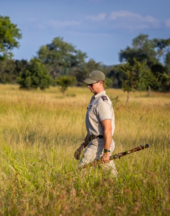 Sabi Sabi Ranger navigating through the bushveld