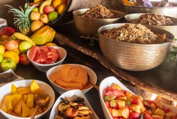 Healthy breakfast options at Sabi Sabi. Healthy breakfast options at Sabi Sabi.