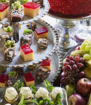 High tea served at Little Bush Camp Sabi Sabi. High tea served at Little Bush Camp Sabi Sabi.