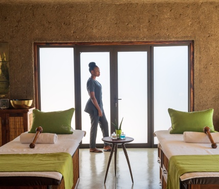 Surrender to blissful relaxation at Earth Lodge Amani Spa, where luxury meets serenity.