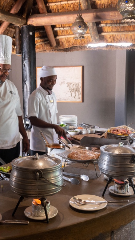 Delicious and comforting meals served at Sabi Sabi.