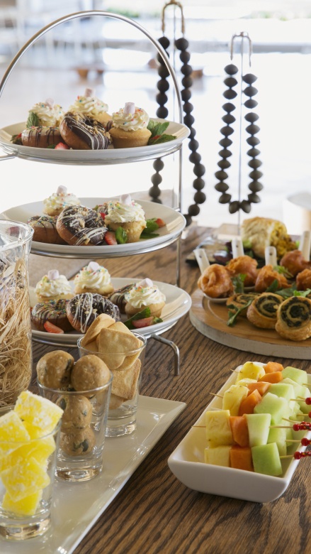 Indulge in the time-honoured tradition of high tea with sweeping views over the Sabi Sabi bush.