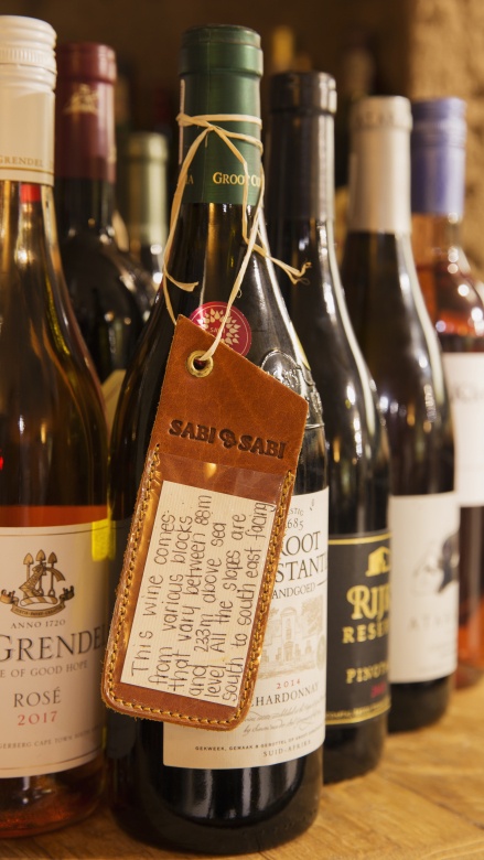 Award winning wine list at Sabi Sabi. Award winning wine list at Sabi Sabi.