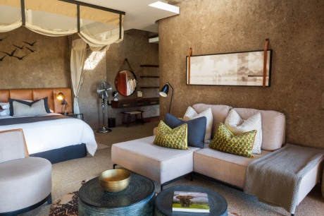 Sabi Sabi Earth Lodge Luxury Suite - where minimalism meets a Luxurious abundance of comfort. Sabi Sabi Earth Lodge Luxury Suite - where minimalism meets a Luxurious abundance of comfort.