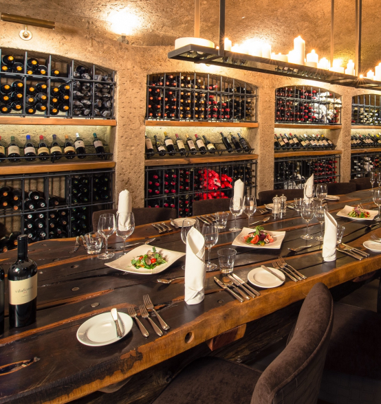 Earth Lodge   Wine Cellar
