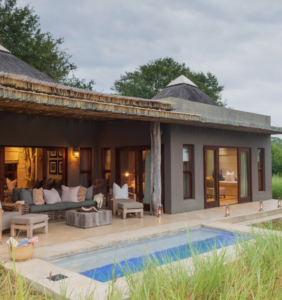 Enjoy a private splash pool at Sabi Sabi Bush Lodge Luxury Villas, the ultimate indulgence. Enjoy a private splash pool at Sabi Sabi Bush Lodge Luxury Villas, the ultimate indulgence.