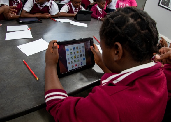 Sabi Sabi Community Kids Learning At Digital Learning Centre
