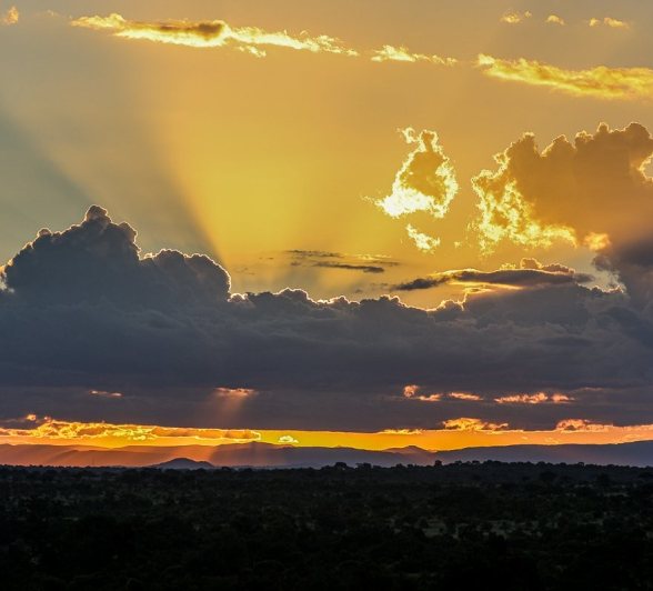 Sunset in the Sabi Sands. Sunset in the Sabi Sands.