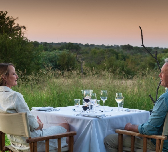 Sabi Sabi Safari Romance Earth Lodge Dinner