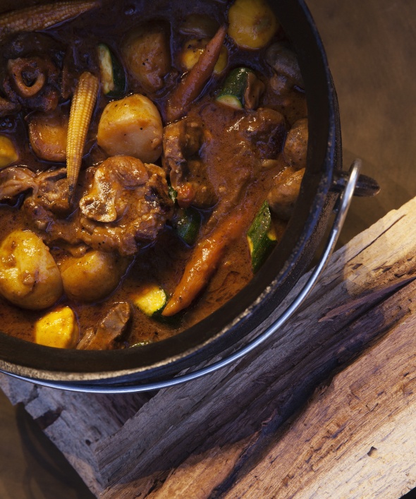 Savor the finest African cuisine that is a Potjie at Sabi Sabi.
