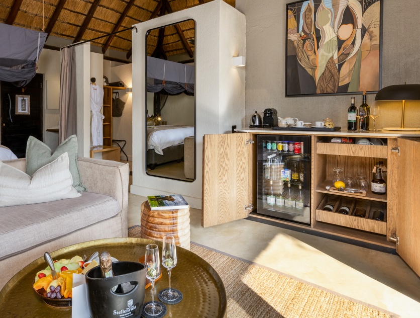 Sabi Web Little Bush Camp Room Mini Bar Amenities Sabi Web Little Bush Camp Room Mini Bar Amenities