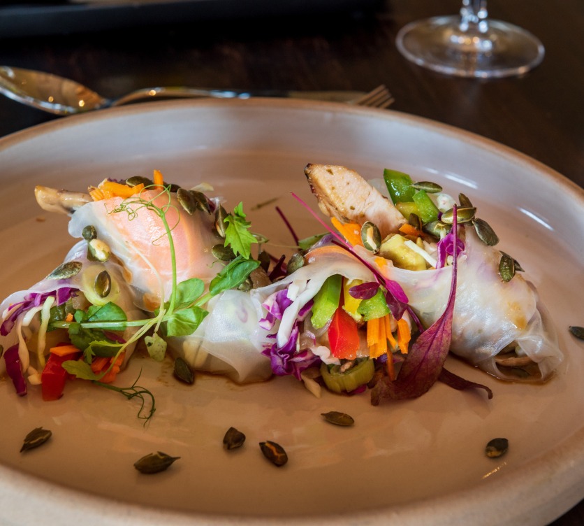 Delicious wrap meal crafted by Sabi Sabi Earth Lodge chefs. Delicious wrap meal crafted by Sabi Sabi Earth Lodge chefs.