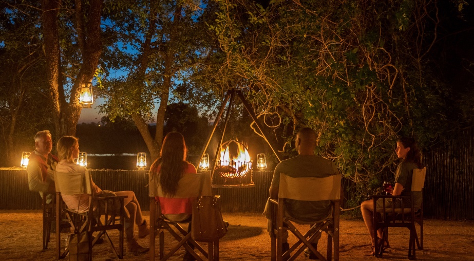Sabi Sabi Selati Camp Sitting Around Camp Fire