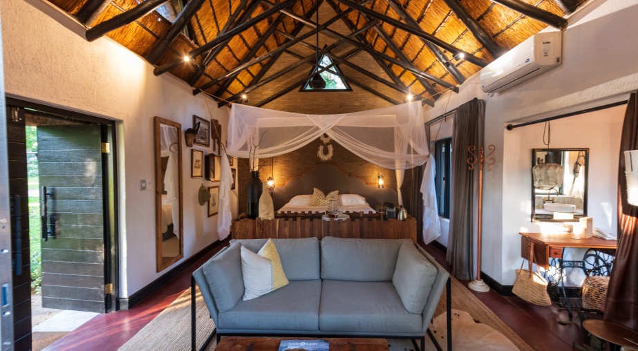 Seltai Camp combines timeless antique furniture with elegant contemporary pieces.