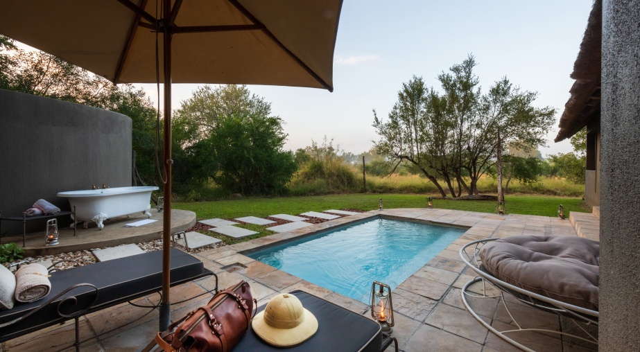 The Ivory Presidential Suite private plunge pool for enjoyment.
