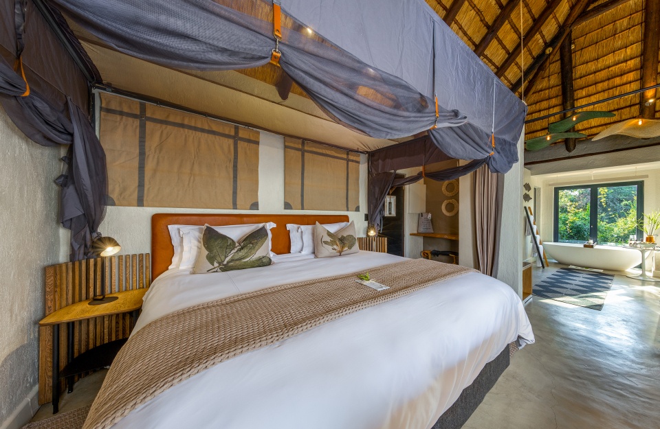 Sabi Web Little Bush Camp Suite Ensuite Bedroom