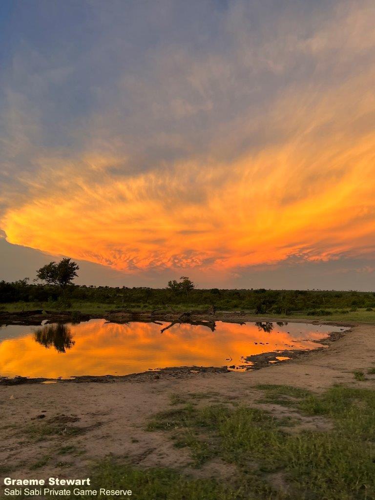 B04Graeme Stewart Sunset Over Water Hole Phone Image Final B04Graeme Stewart Sunset Over Water Hole Phone Image Final