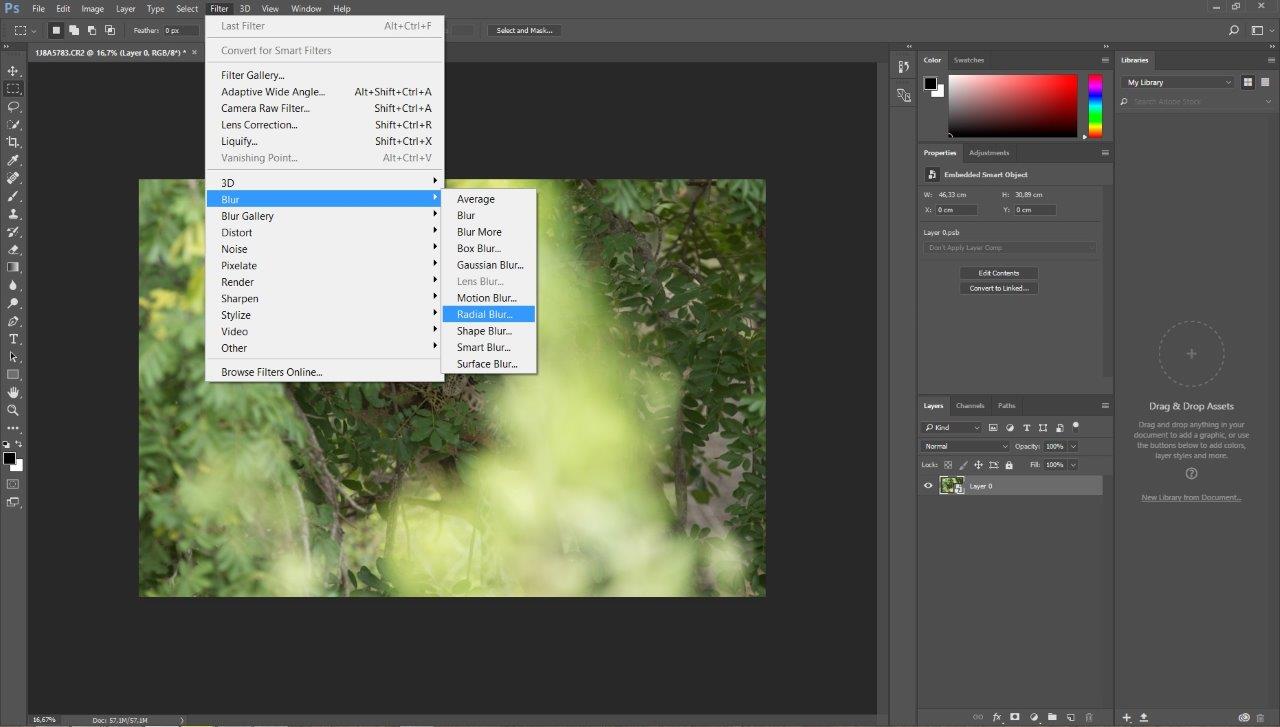 Radial Zoom in photoshop Part 2 | Sabi Sabi Private Game Reserve