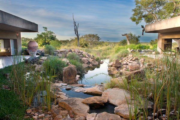 Earth Lodge Water Feature 1 2015